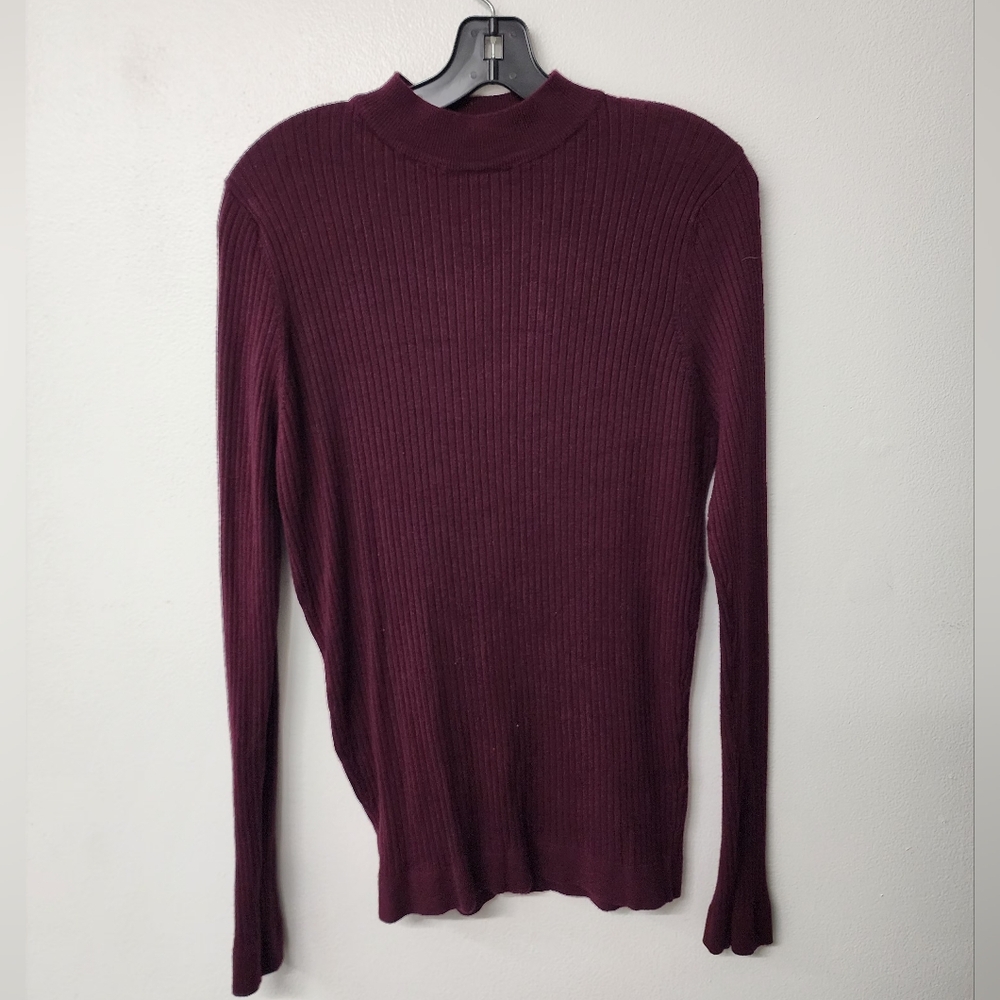 ZARA Deep Red Knit Top